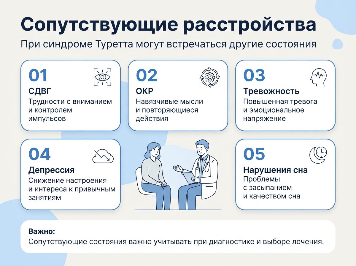 Лечение синдрома Туретта в Бежецке инфографика